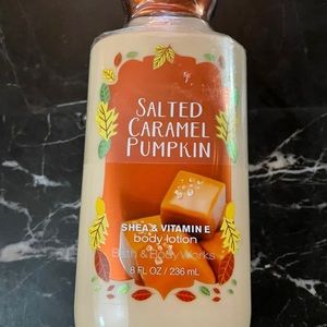 SHTF salted caramel pumpkin lotion bbw